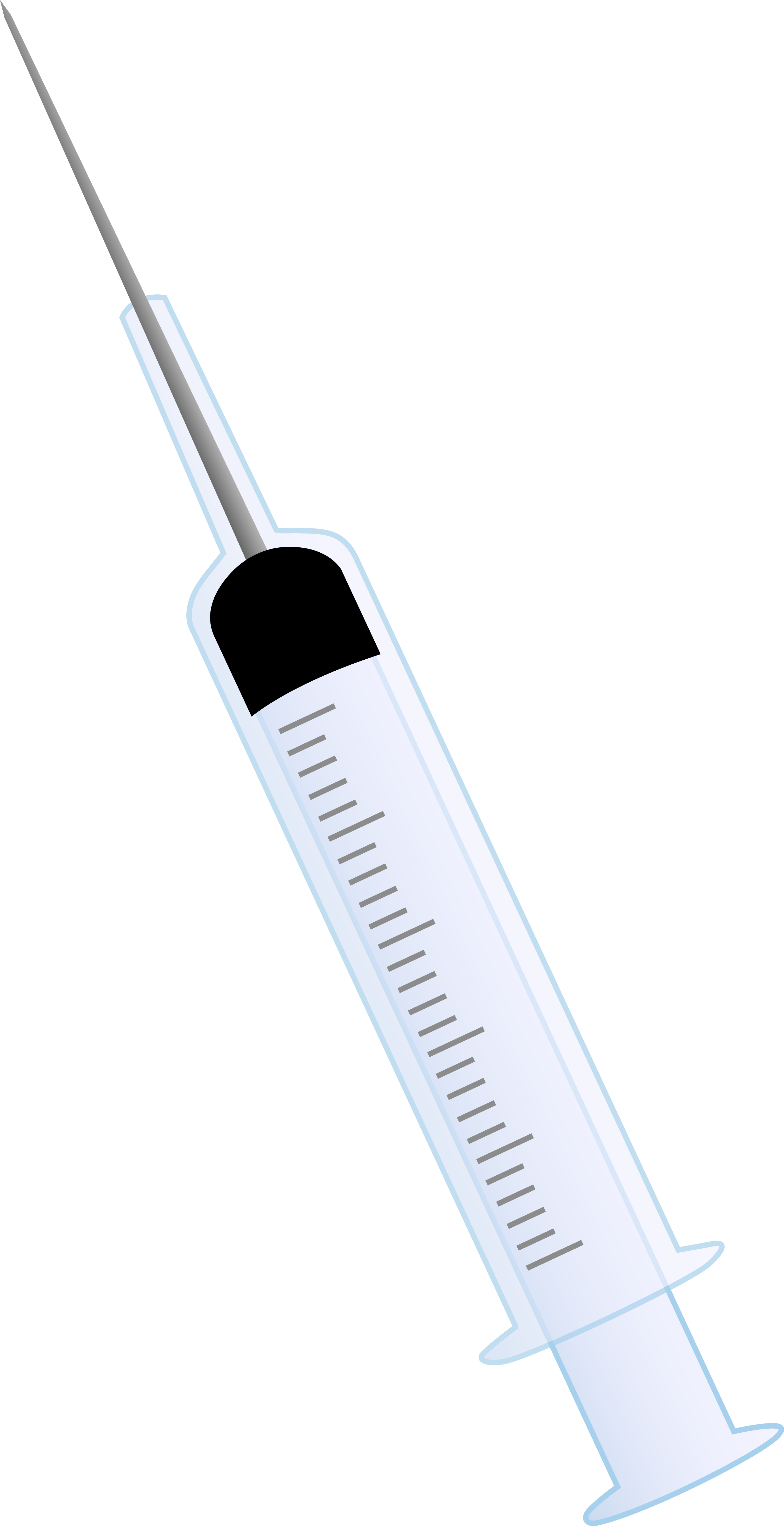 2999x5832 Medical Syringe Vector