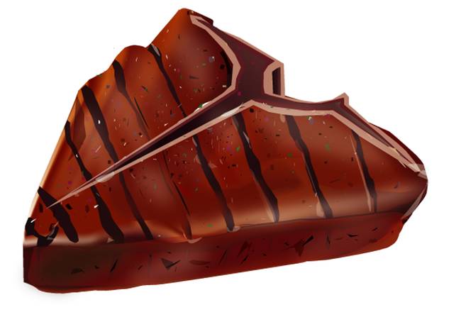 650x447 T Bone Steak By Larry Anderson