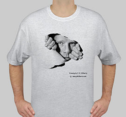 432x401 Man Behind The Artwork T Shirt