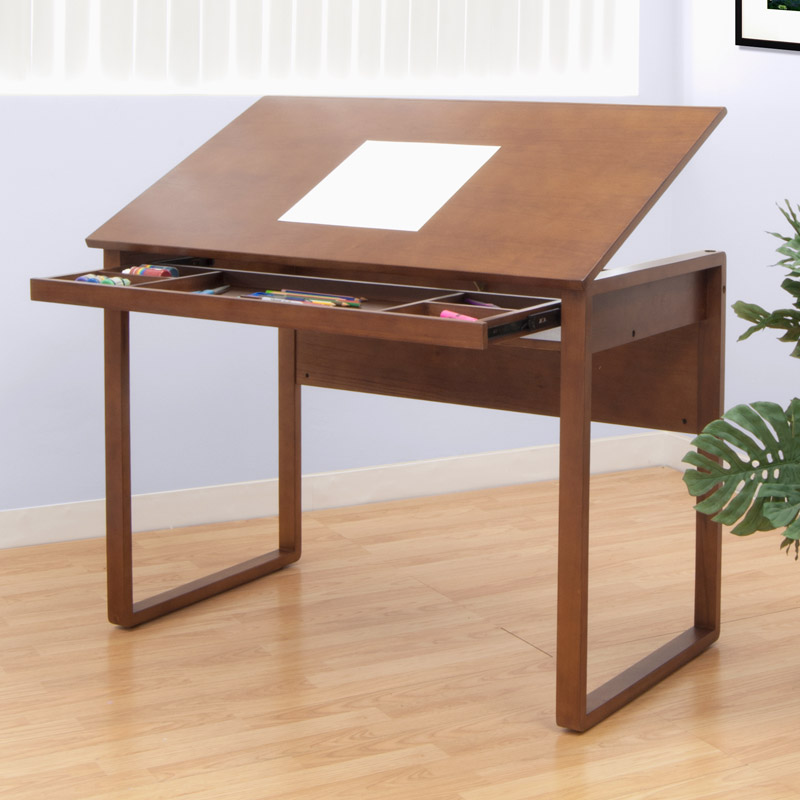 800x800 Studio Designs Ponderosa 24 X 42 Wood Drawing Table 13285