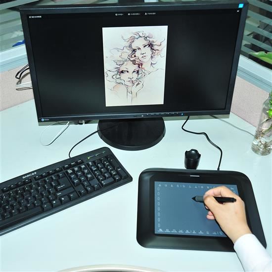 550x550 Virtual Mega8 4000 Lpi Touch Screen Computer Graphics Art Design