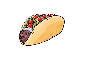 300x200 How To Draw A Taco