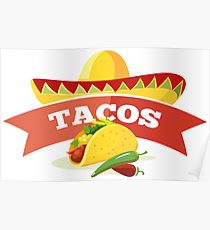 210x230 Tacos Drawing Posters Redbubble
