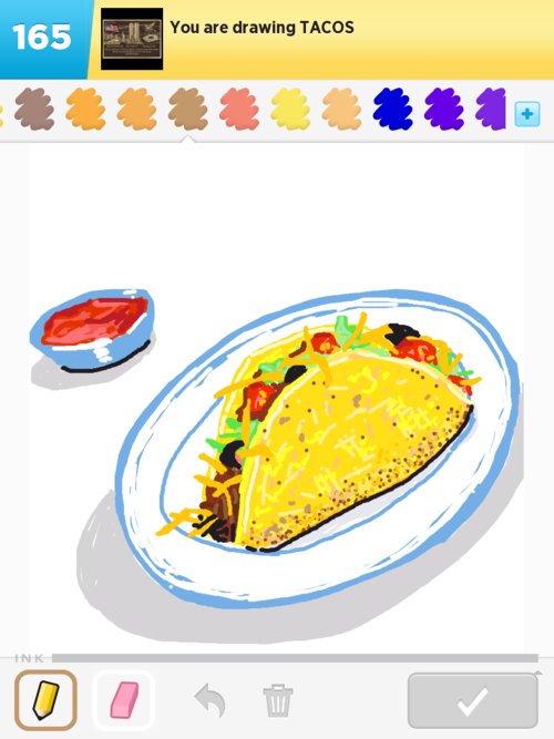 500x667 Tacos Drawings