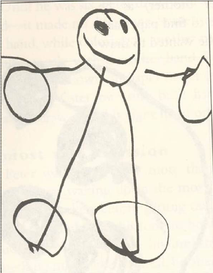 431x550 Human Drawn By A Child Aged 3. From Winner (1996).