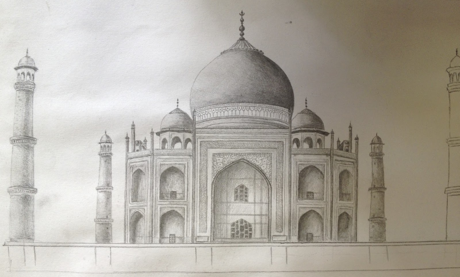 Taj Mahal Drawing at GetDrawings Free download