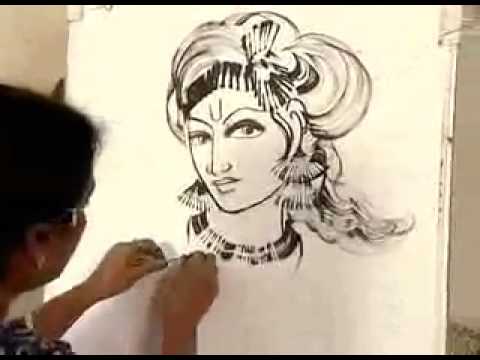 480x360 Indian Lady's Drawing Talent