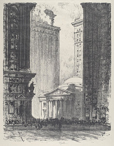 235x300 Tall Building Drawings Fine Art America