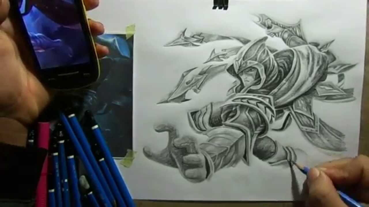 1280x720 Pencil Drawing Talon (Step By Step)