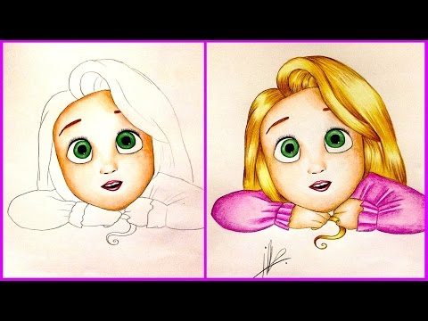 Tangled Rapunzel Drawing at GetDrawings | Free download