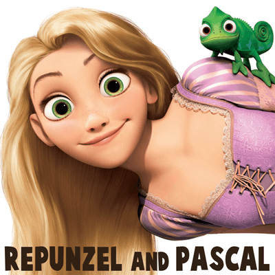 400x400 How To Draw Rapunzel And Pascal From Tangled With Easy Step By