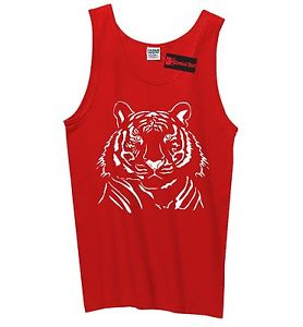 278x300 Tiger Face Graphic Tee Animal Lover Tiger Drawing Mens Tank Top