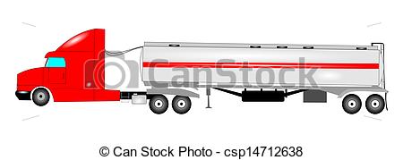 450x179 Oil Tank Truck. Tanker Truck For Carrying Oil Or Water Drawings
