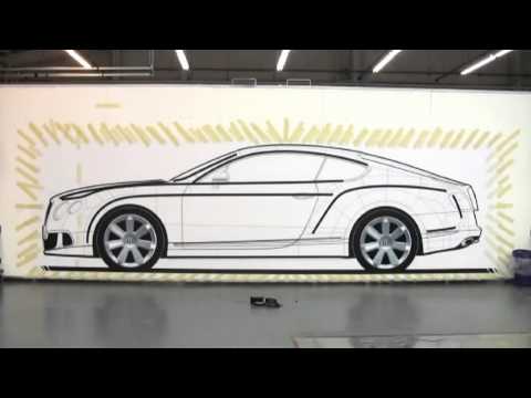480x360 New Bentley Continental Tape Drawing Technique 2011