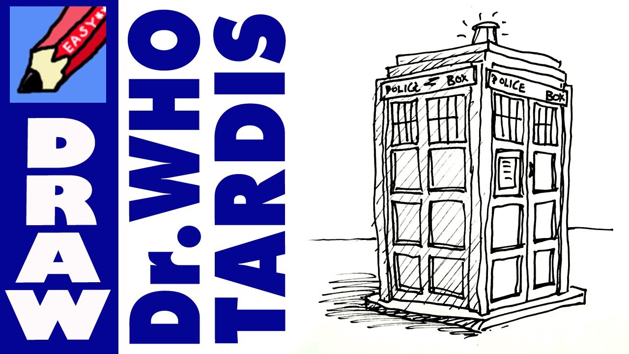 1280x720 How To Draw The Tardis Real Easy