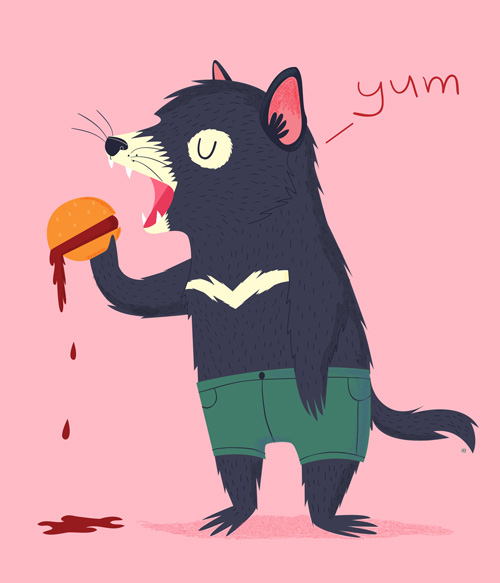 500x583 Looks Like A Little Tasmanian Devil ) Cute Art I Love