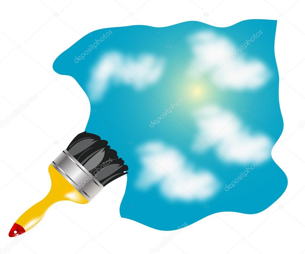 1024x853 Tassel Drawing Blue Sky Stock Vector Cobol1964