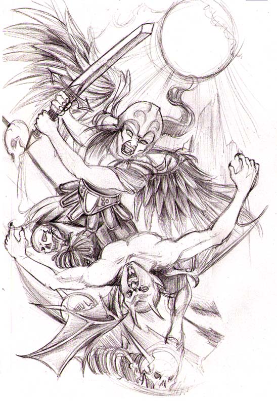 548x792 Demonic Angel Tattoo Designs Elaxsir