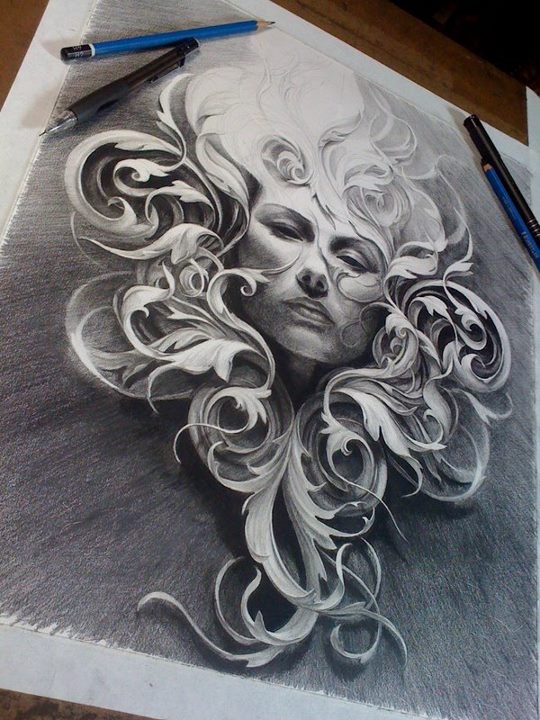 540x720 Photos Styles Photos For Pencil Art Tattoo,