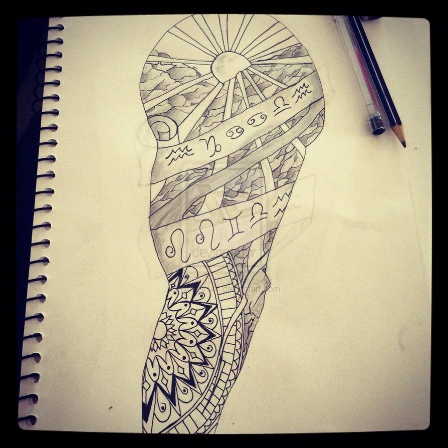 894x894 Sleeve Tattoo