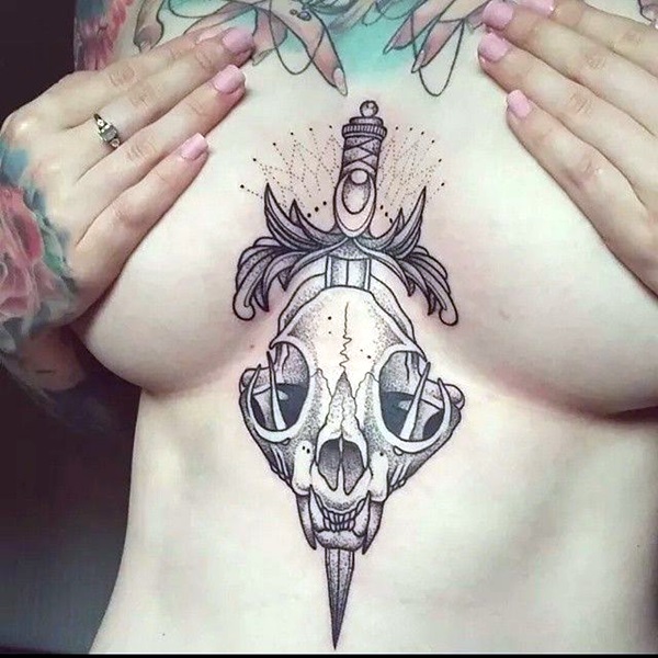 600x600 101 Charming Underboob Tattoos Designs For Women