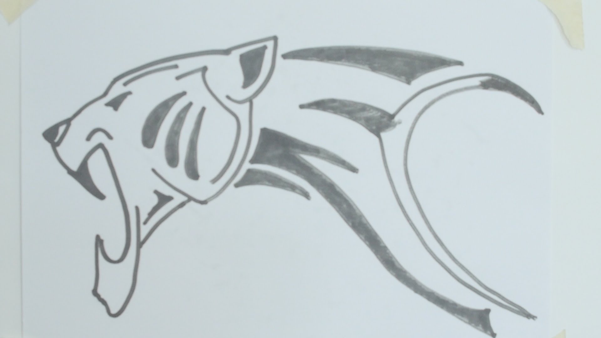 1920x1080 How To Draw Leopard Tribal Tattoo