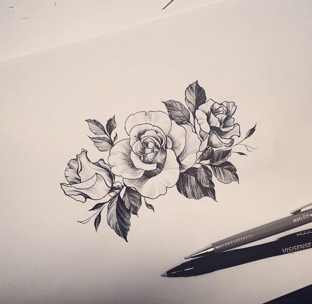 Tattoo Flower Drawing at GetDrawings | Free download