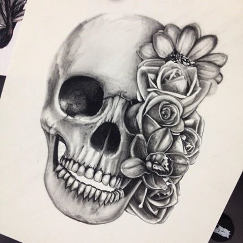 480x480 Skull Tattoo Via Tumblr On We Heart It
