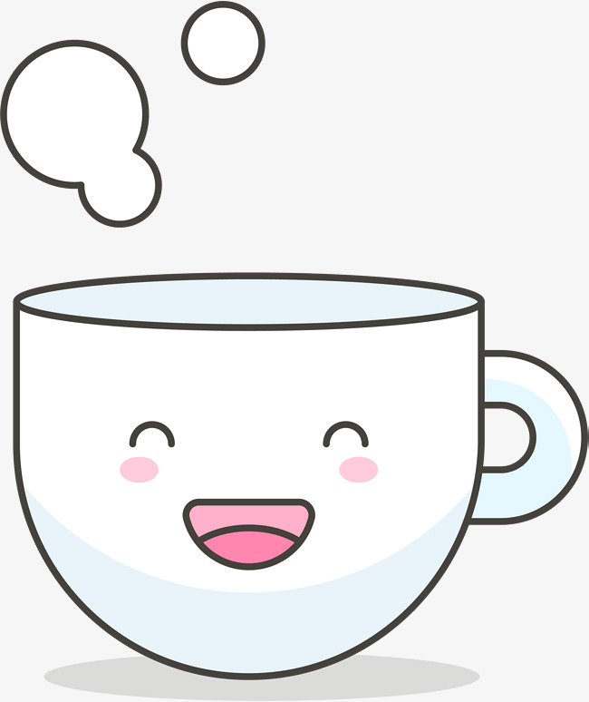 650x774 White Lovely Tea Cup, Cartoon Hand Drawing, Teacup, White Png