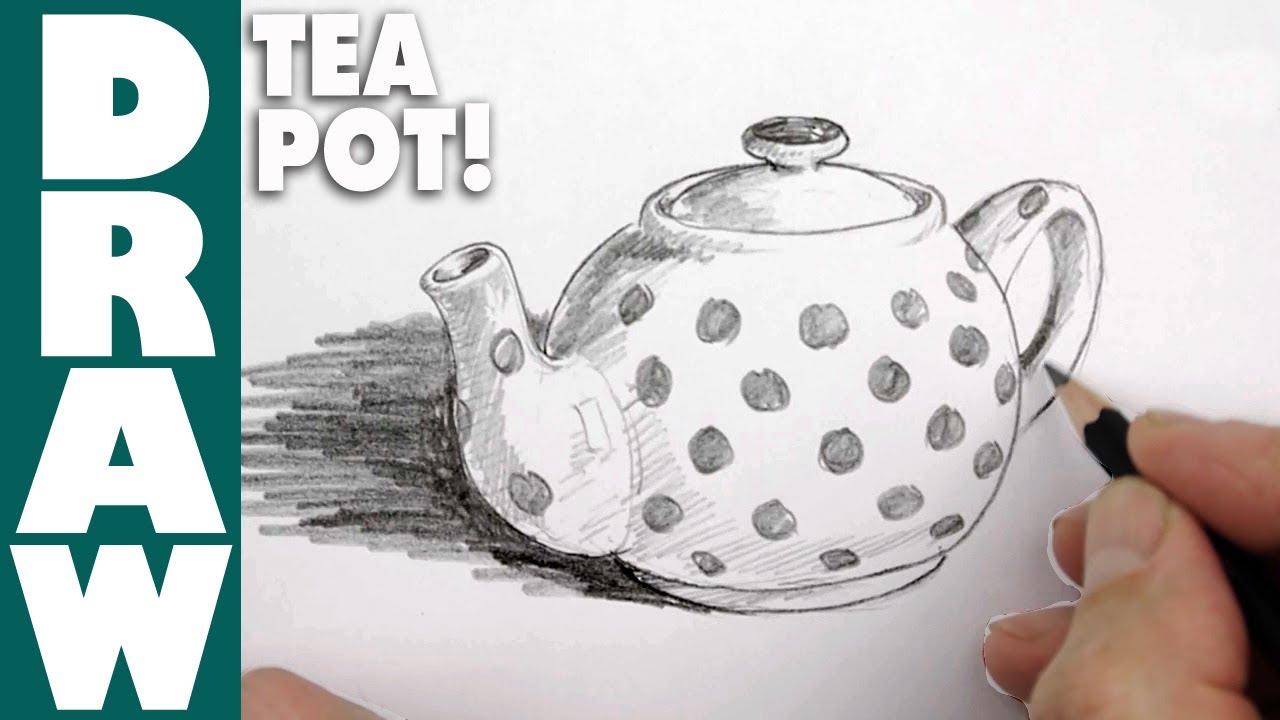 1280x720 How To Draw A Tea Pot