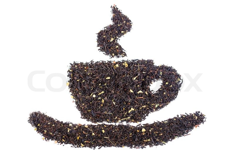 800x550 Drawing From The Dry Tea Leaves Stock Photo Colourbox