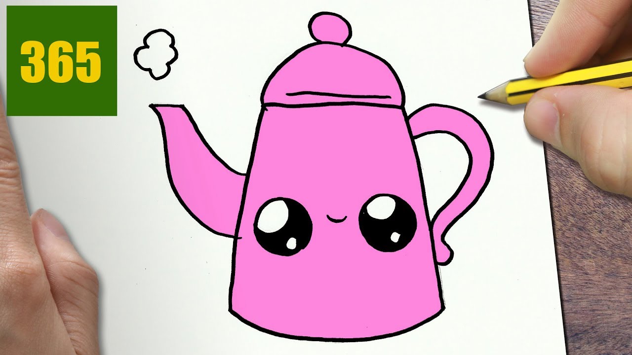 1280x720 How To Draw A Teapot Cute, Easy Step By Step Drawing Lessons