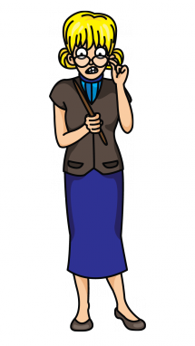 215x382 How To Draw A Teacher, People, A Human, Easy Step By Step Drawing