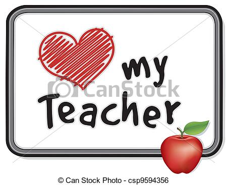 450x367 Love My Teacher Whiteboard, Apple. Love My Teacher Message Clip