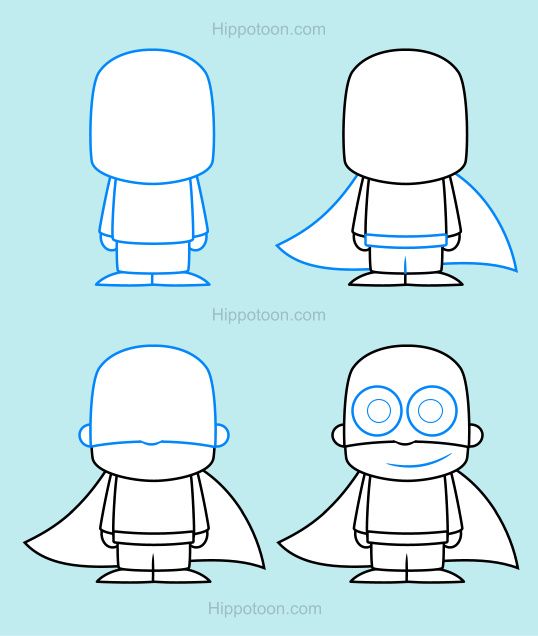 538x636 Simple Drawing Lesson On How To Draw A Superhero. Awesome