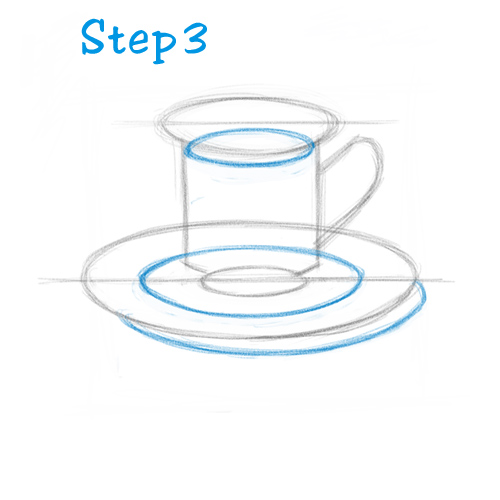 500x500 How To Draw A Tea Cup (Beginning)