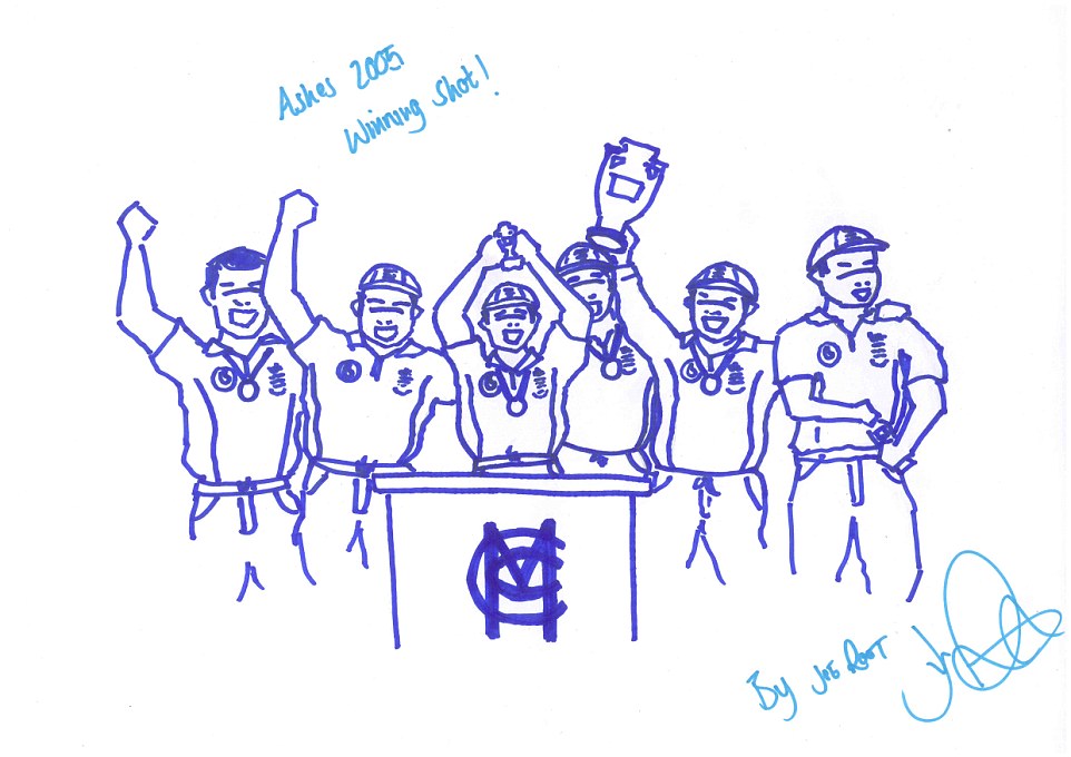 962x680 England's Ashes Winning Squads From 2005 And 2015 Draw Portraits