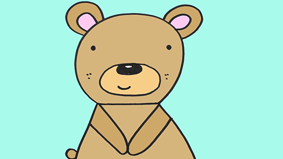 940x529 How To Draw A Teddy Bear Drawing For Kids