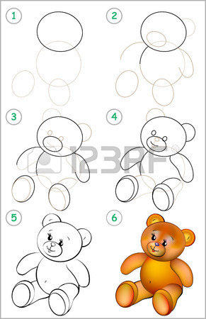 291x450 Page Shows How To Learn Step By Step To Draw A Goose. Developing