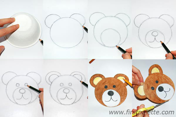 600x400 Teddy Bear Tote Craft Kids' Crafts