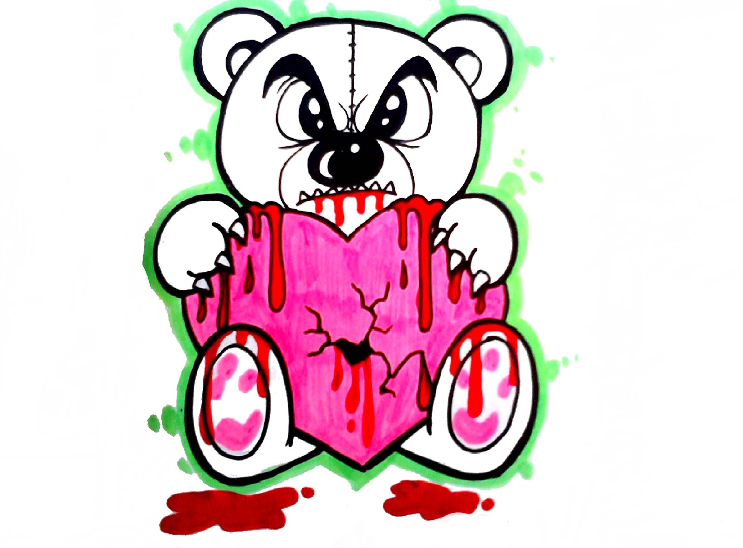 2592x1912 How To Draw A Evil Teddy Bear