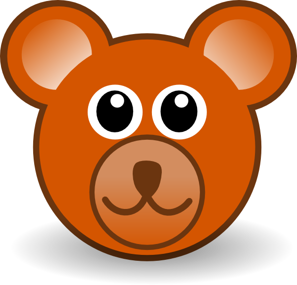 600x577 Teddy Bear Face Clip Art