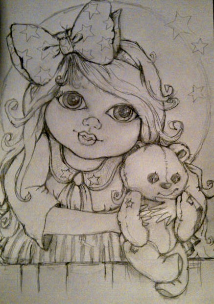 437x620 Poprt Minis Teddy Bear Treasurend Big Eyed Beauty