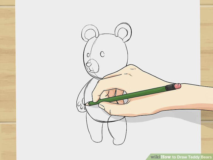 728x546 How To Draw Teddy Bears 10 Steps (With Pictures)