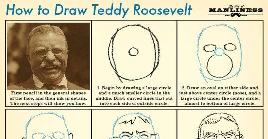 538x280 How To Draw Teddy Roosevelt History Classroom And Artist