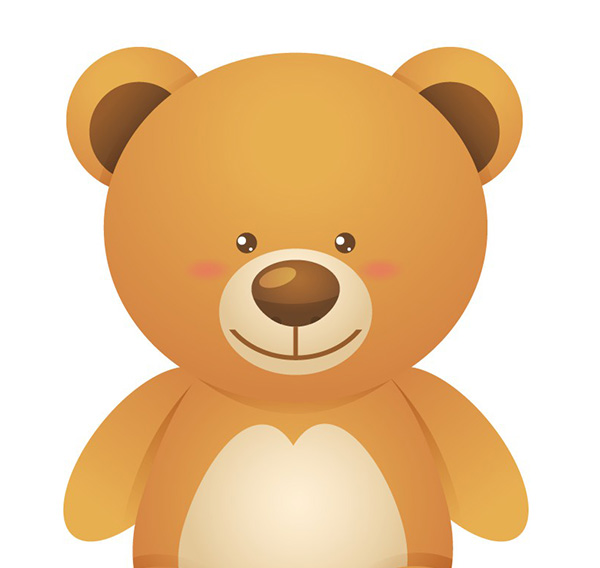 600x568 A Simple School Teddy Bear In Adobe Illustrator