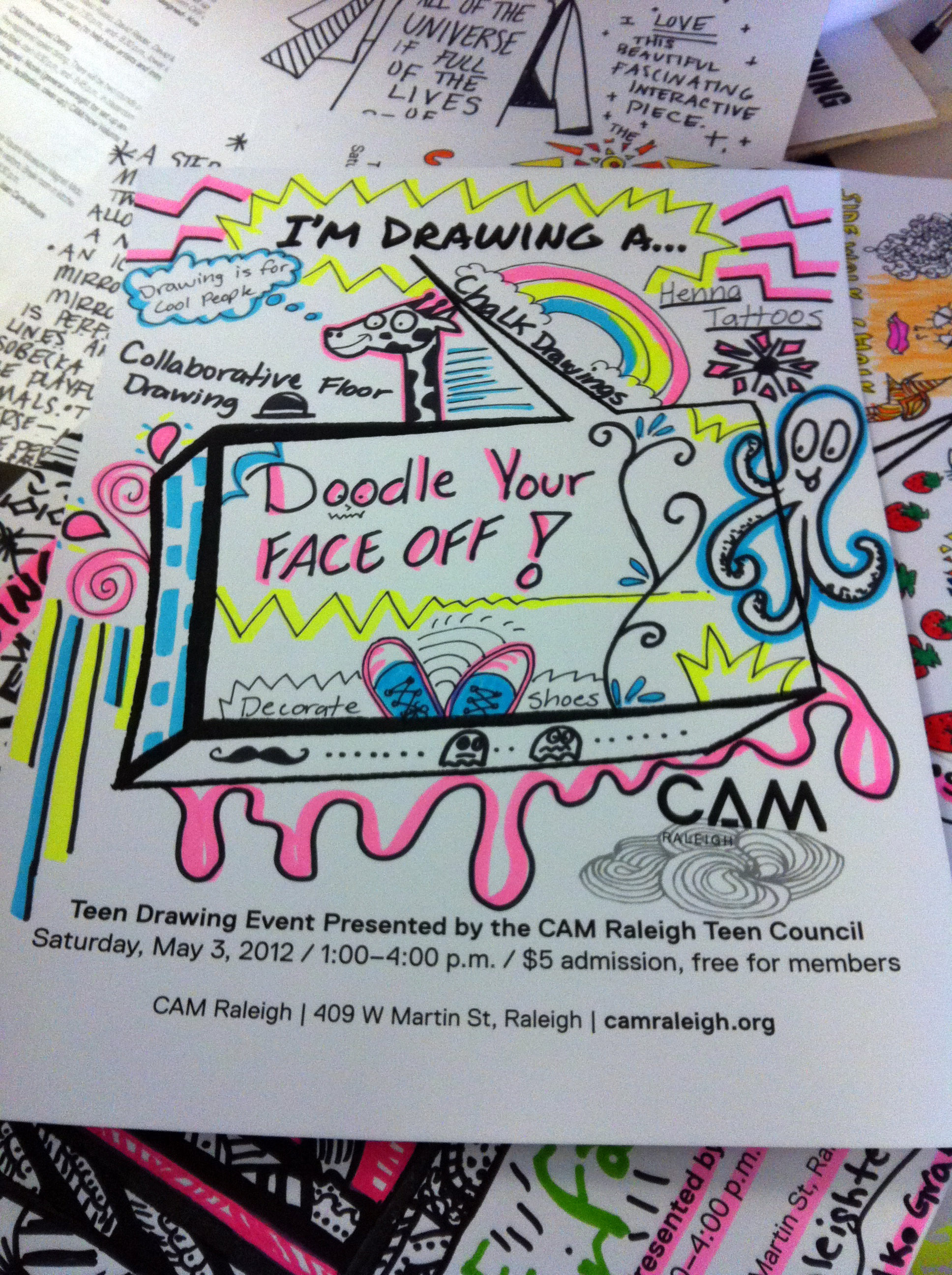 1936x2592 Teen Drawing Event Cam Raleigh