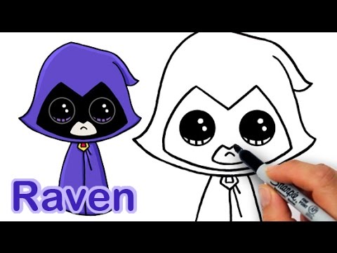 480x360 How To Draw Raven From Teen Titans Go Cute And Easy