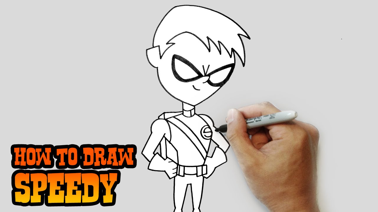 1280x720 How To Draw Speedy Teen Titans Go