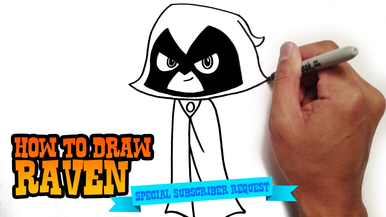 1280x720 How To Draw Raven Teen Titans Go